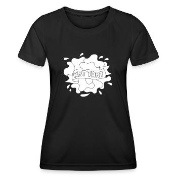 Funny Art Painter Art Tart Drawing Gift Idea - Frauen Funktions-T-Shirt - Schwarz - Vorne - AI Model Female 172 light (172cm)