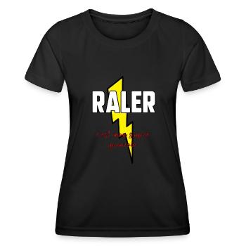Râler c’est mon super pouvoir - T-shirt sport Femme - noir - Devant - AI Model Female 172 light (172cm)
