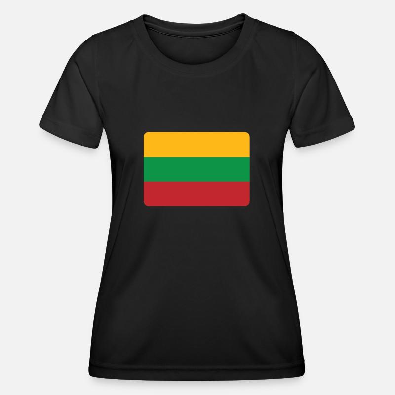 LITHUANIA IS NO. 1 - Women's Functional T-Shirt - black