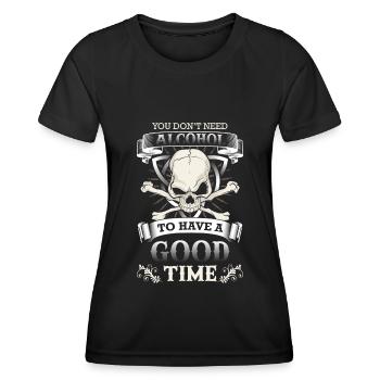 Bier Vernunft Ende - Frauen Funktions-T-Shirt - Schwarz - Vorne - AI Model Female 172 light (172cm)