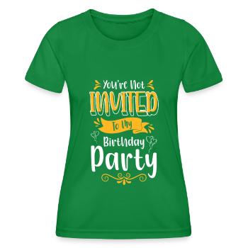 Celebration Funny - Women's Functional T-Shirt - kelly green - Front - AI Model Female 172 dark (172cm)