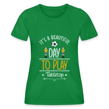 Board Game Winner - Women's Functional T-Shirt - kelly green - Front - AI Model Female 172 dark (172cm)