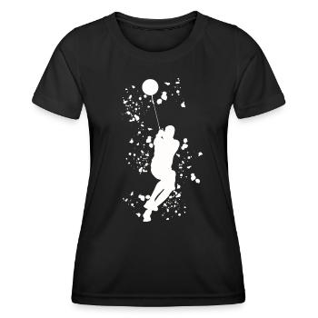 Lanceur de marteau Colorsplash Lancer de marteau - T-shirt sport Femme - noir - Devant - AI Model Female 172 light (172cm)