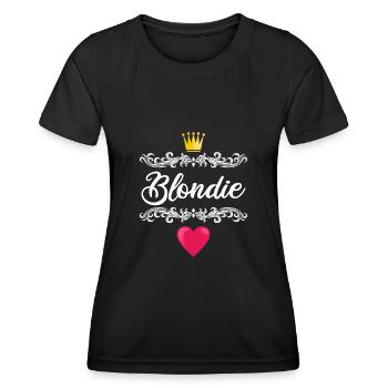Blondie Brownie - Frauen Funktions-T-Shirt - Schwarz - Vorne - AI Model Female 172 light (172cm)