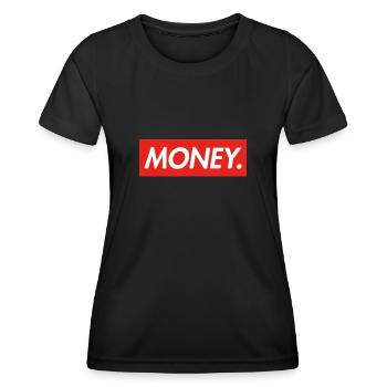 MONEY - Women's Functional T-Shirt - black - Front - AI Model Female 172 light (172cm)