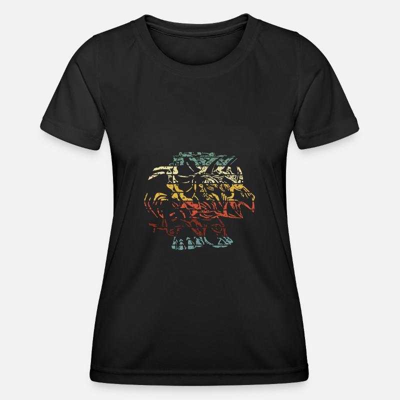 TRICERATOPS - Women's Functional T-Shirt - black