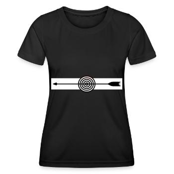 Chemise Archer Archer à l’arc - T-shirt sport Femme - noir - Devant - AI Model Female 172 light (172cm)