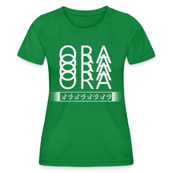 ORA ORA ORA ORA - Women's Functional T-Shirt - kelly green - Front - AI Model Female 172 dark (172cm)