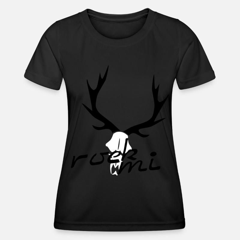 rock mi - Women's Functional T-Shirt - black