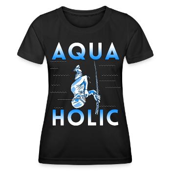 Apnea Diver Apnéiste Scuba Diver - T-shirt sport Femme - noir - Devant - AI Model Female 172 light (172cm)