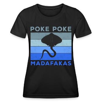 Apnea Diver Apnéiste Scuba Diver - T-shirt sport Femme - noir - Devant - AI Model Female 172 light (172cm)