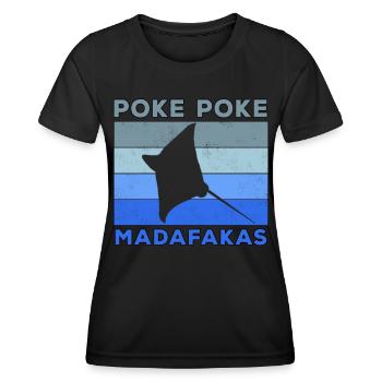 Apnea Diver Apnéiste Scuba Diver - T-shirt sport Femme - noir - Devant - AI Model Female 172 light (172cm)