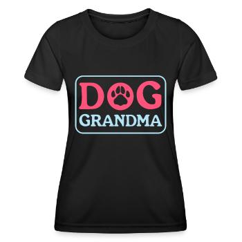 Chiens Grand-mère Propriétaire de chien Propriétaire de chien Cadeau - T-shirt sport Femme - noir - Devant - AI Model Female 172 light (172cm)