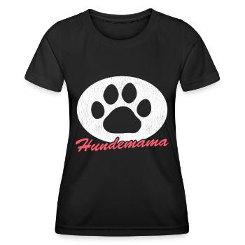 Dog Mama Mistress Dog Owner Cadeau - T-shirt sport Femme - noir - Devant - AI Model Female 172 light (172cm)
