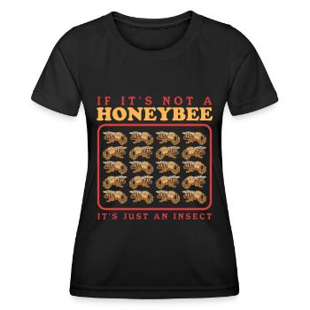 Imker Bienenzucht Bienenzüchter Bienen Geschenk - Frauen Funktions-T-Shirt - Schwarz - Vorne - AI Model Female 172 light (172cm)