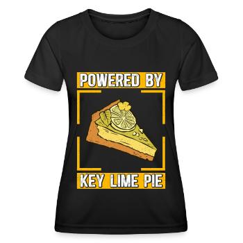 Gâteau au citron vert Gâteau au citron Cadeau - T-shirt sport Femme - noir - Devant - AI Model Female 172 light (172cm)
