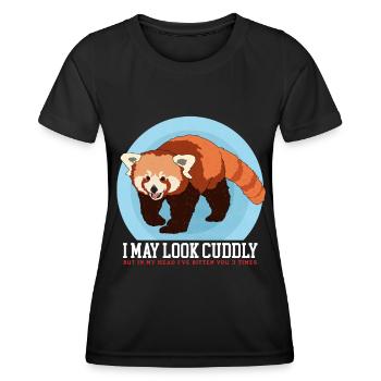 Red Panda Red Pandas Red Panda Gift - Women's Functional T-Shirt - black - Front - AI Model Female 172 light (172cm)