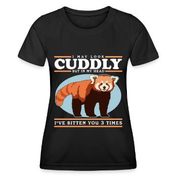Red Panda Red Panda Red Pandas Gift - Women's Functional T-Shirt - black - Front - AI Model Female 172 light (172cm)
