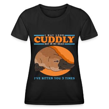 Platypus Platypus Platypus Platypus Gift - Women's Functional T-Shirt - black - Front - AI Model Female 172 light (172cm)