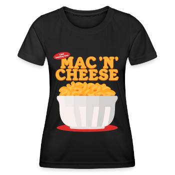Macaroni and Cheese Mac And Cheese Gift - Women's Functional T-Shirt - black - Front - AI Model Female 172 light (172cm)