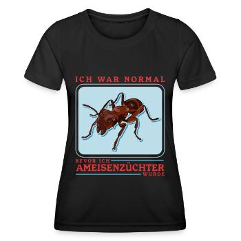 Fourmis Ferme Formicarium Cadeau de fourmi - T-shirt sport Femme - noir - Devant - AI Model Female 172 light (172cm)