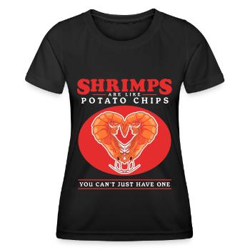 Crab Shrimp Crab Lover Crab Gift - Women's Functional T-Shirt - black - Front - AI Model Female 172 light (172cm)