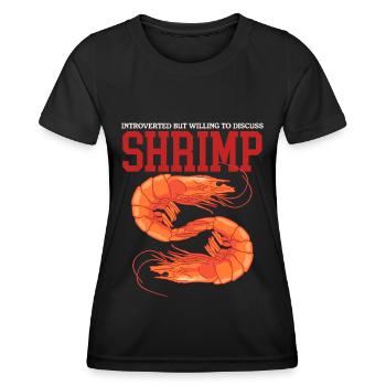 Crab Crab Lover Shrimp Crab Gift - Women's Functional T-Shirt - black - Front - AI Model Female 172 light (172cm)