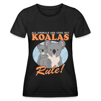 Koala Koala Bear Koala Bear Koalas Gift - Women's Functional T-Shirt - black - Front - AI Model Female 172 light (172cm)