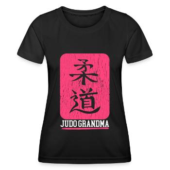 Judo Granny Judoka Martial Arts Martial Arts Gift - Women's Functional T-Shirt - black - Front - AI Model Female 172 light (172cm)