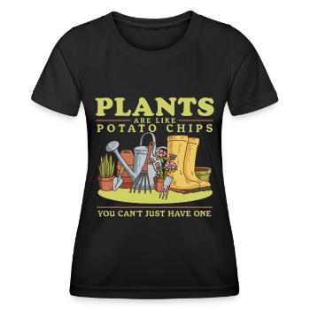 Jardinier Jardinier Jardinier Cadeau - T-shirt sport Femme - noir - Devant - AI Model Female 172 light (172cm)