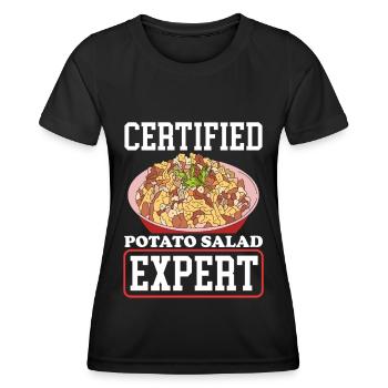 Potato Salad Expert Potato Salad Gift - Women's Functional T-Shirt - black - Front - AI Model Female 172 light (172cm)