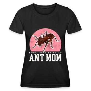 Fourmis maman fourmi ferme Formicarium cadeau - T-shirt sport Femme - noir - Devant - AI Model Female 172 light (172cm)