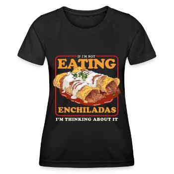 Enchilada Mexican Food Enchiladas Gift - Women's Functional T-Shirt - black - Front - AI Model Female 172 light (172cm)