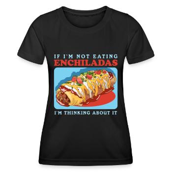 Enchilada Mexican Enchiladas Gift - Women's Functional T-Shirt - black - Front - AI Model Female 172 light (172cm)