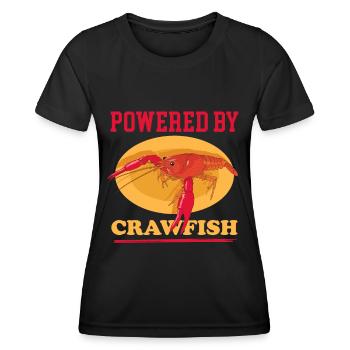 Flusskrebs Edelkrebs Meeresfrüchte Geschenk - Frauen Funktions-T-Shirt - Schwarz - Vorne - AI Model Female 172 light (172cm)