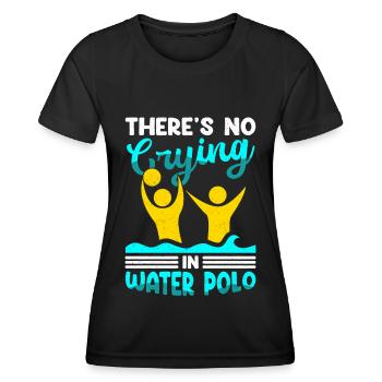 Water polo funny water polo player gift - Women's Functional T-Shirt - black - Front - AI Model Female 172 light (172cm)