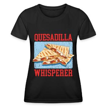 Quesadilla Tortilla Quesadillas Gift - Women's Functional T-Shirt - black - Front - AI Model Female 172 light (172cm)