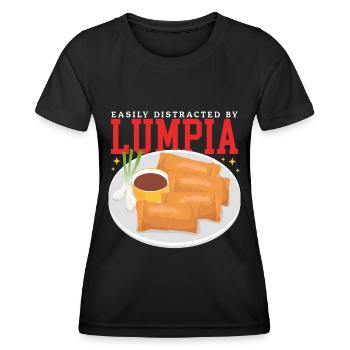Lumpia Spring Rolls Loempia Gift - Women's Functional T-Shirt - black - Front - AI Model Female 172 light (172cm)