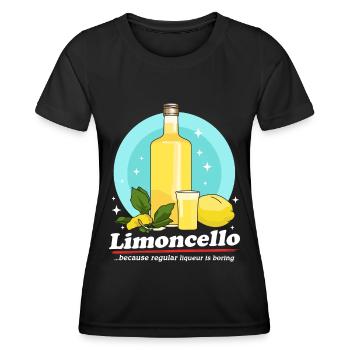 Limoncello Lemons Limoncellos Liqueur Gift - Women's Functional T-Shirt - black - Front - AI Model Female 172 light (172cm)