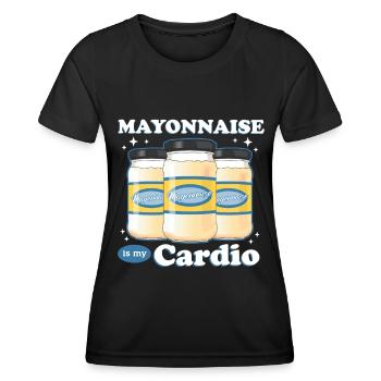 Mayonnaise Mayo Lover Gift - Women's Functional T-Shirt - black - Front - AI Model Female 172 light (172cm)
