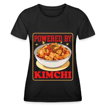 Kimchi Plat de cuisine coréenne Cadeau de kimchi - T-shirt sport Femme - noir - Devant - AI Model Female 172 light (172cm)