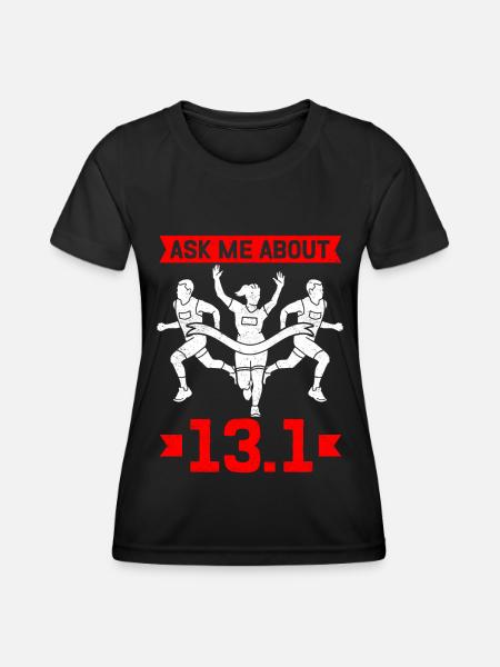 Half Marathon Half Marathon Gift - Women's Functional T-Shirt - black