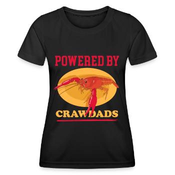Flusskrebs Edelkrebs Meeresfrüchte Geschenk - Frauen Funktions-T-Shirt - Schwarz - Vorne - AI Model Female 172 light (172cm)