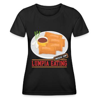 Lumpia Spring Roll Loempia Gift - Women's Functional T-Shirt - black - Front - AI Model Female 172 light (172cm)