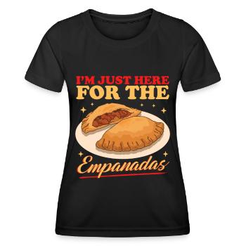 Empanadas Empanada Dumpling Cadeaux - T-shirt sport Femme - noir - Devant - AI Model Female 172 light (172cm)