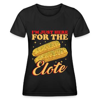 Elote Mexican Elotes Gift - Women's Functional T-Shirt - black - Front - AI Model Female 172 light (172cm)
