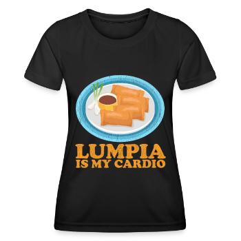 Lumpia Loempia Spring Roll Gifts - Women's Functional T-Shirt - black - Front - AI Model Female 172 light (172cm)
