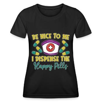 Pharmacy Technician Pharmacy Technician Gift - Women's Functional T-Shirt - black - Front - AI Model Female 172 light (172cm)