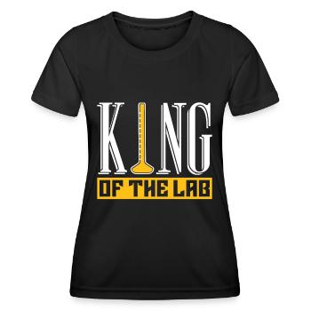 Lab Technician Lab King Science Gift - Women's Functional T-Shirt - black - Front - AI Model Female 172 light (172cm)