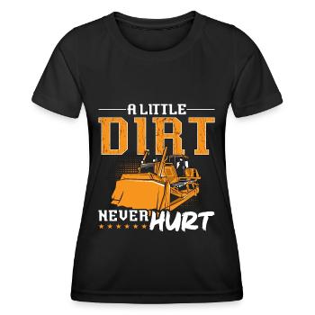 Excavatrice Bulldozer Travailleur de la construction Bulldozer Cadeau - T-shirt sport Femme - noir - Devant - AI Model Female 172 light (172cm)